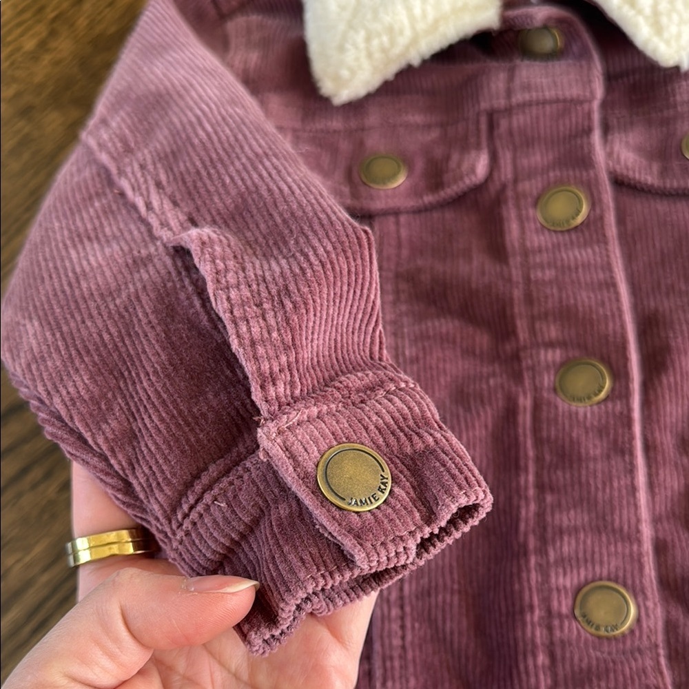 Jamie Kay Corduroy Jacket with Sherpa Collar - Picture 4 of 7